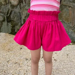 Supersoft Girls Summer Shorts - Hot pink