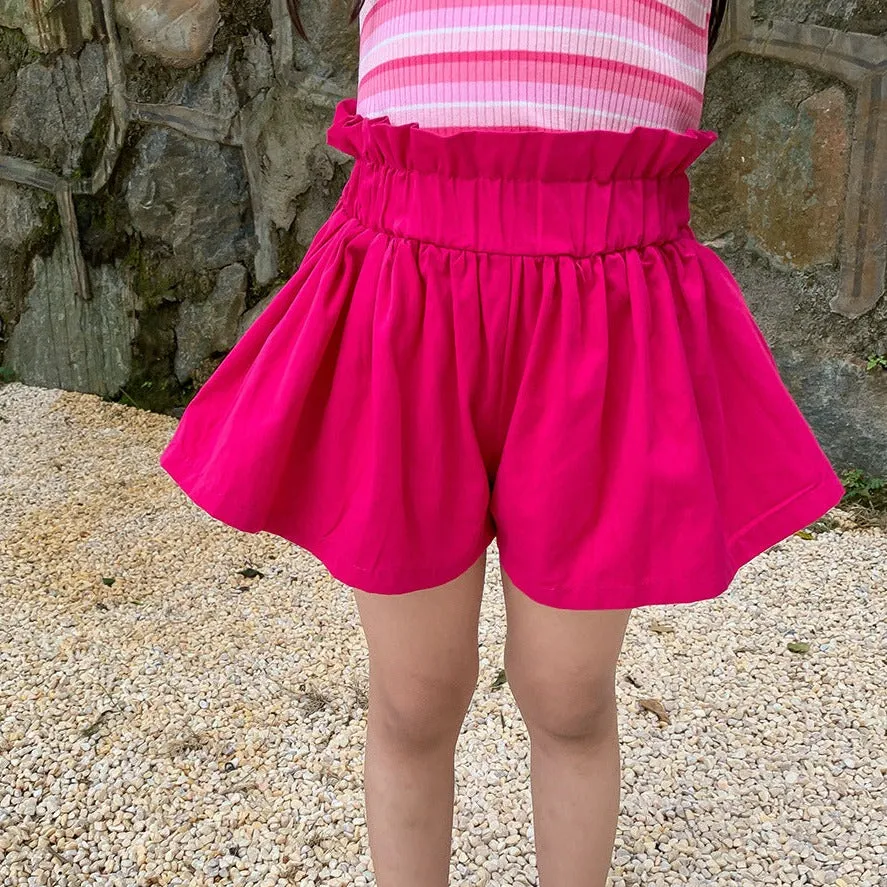 Supersoft Girls Summer Shorts - Hot pink