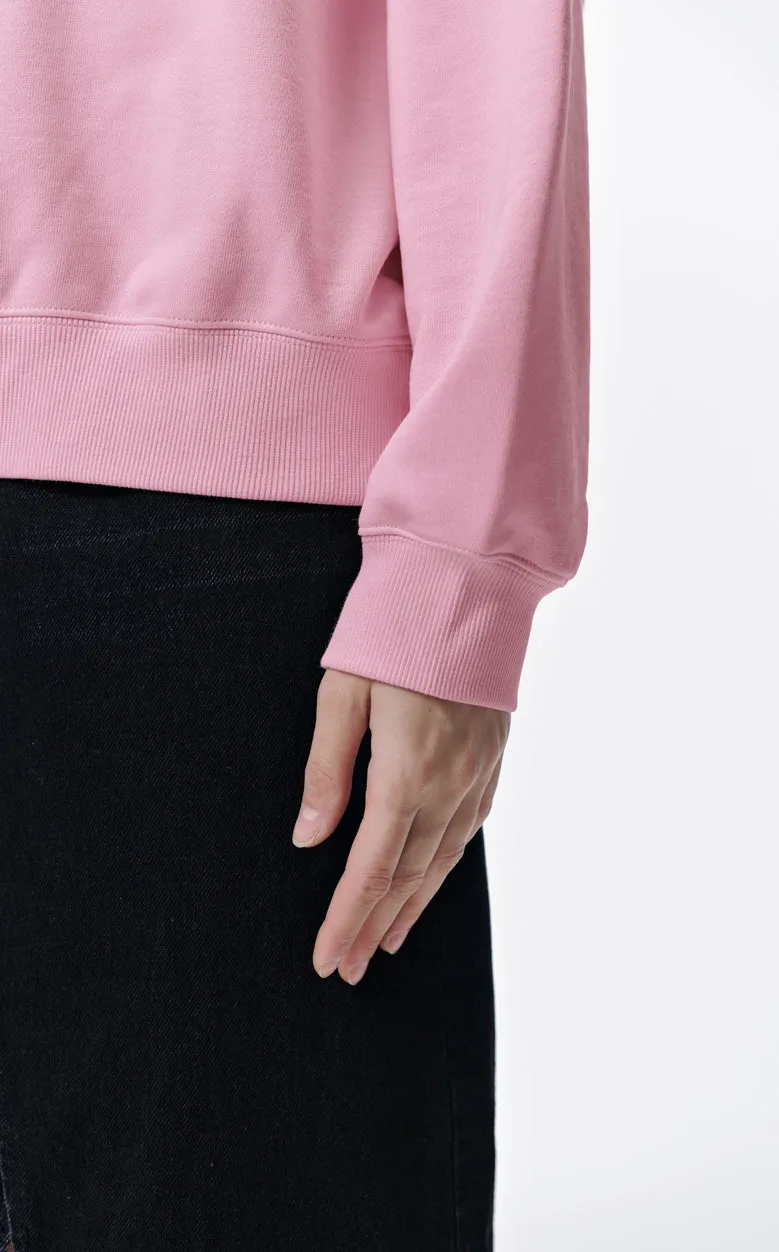Sweatshirt / JNBY Windblown Rabbit Pattern Loose Fit Round Neck Long Sleeve Sweatshirt