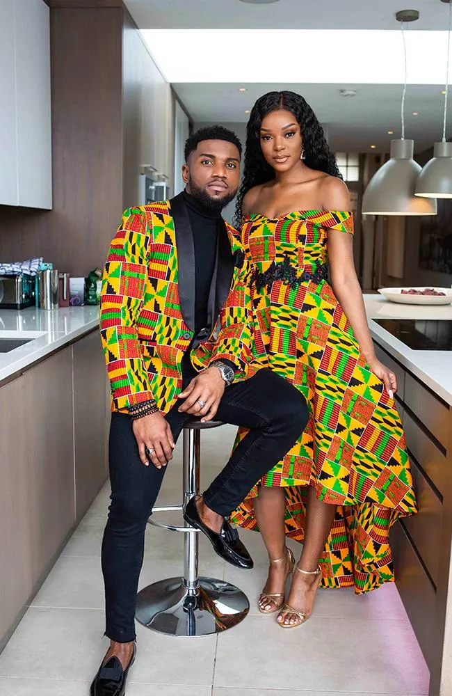 Tailored Fit Shawl Collar | African Print Blazer - KENDRICK