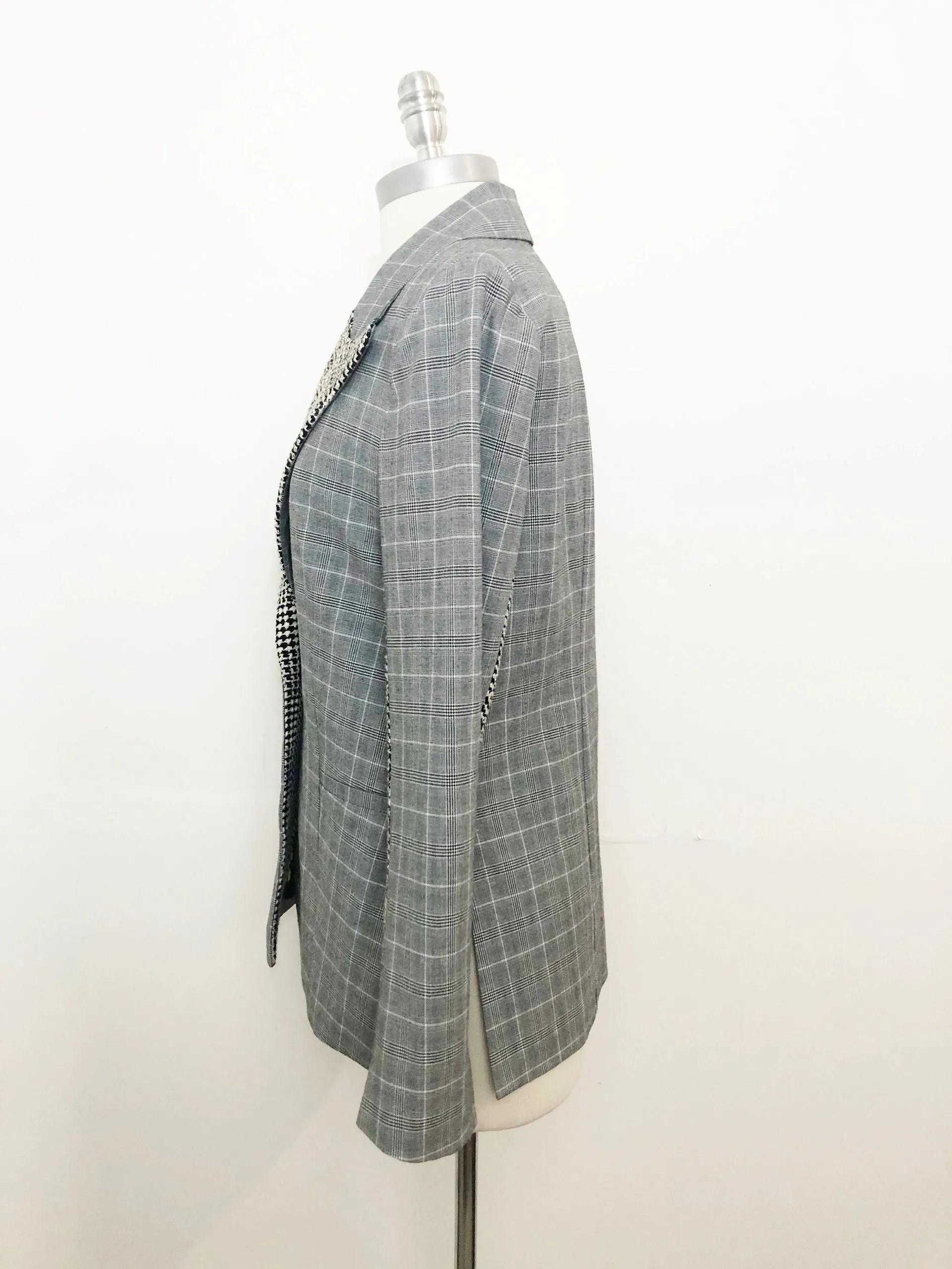 Tanya Taylor Check Blazer Size 2