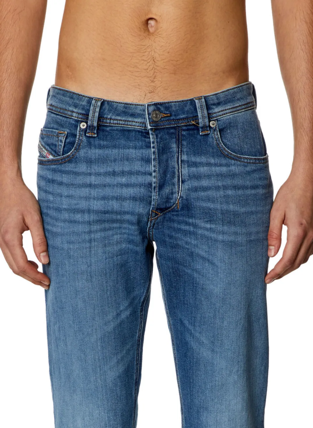 Tapered Fit Light Blue Denim Jeans for Men – Ethan