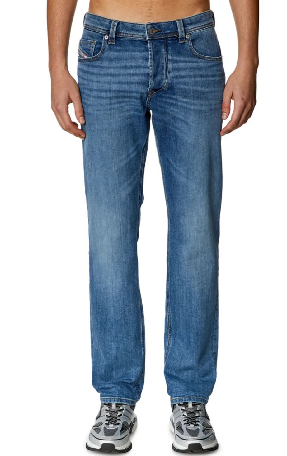 Tapered Fit Light Blue Denim Jeans for Men – Ethan