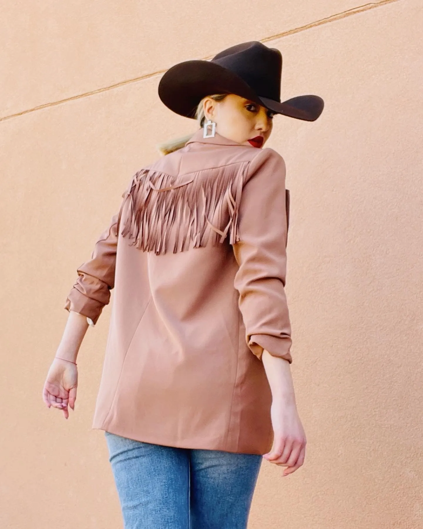 Tatiana Western Fringe Blazer