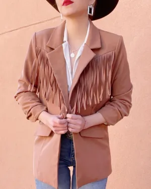 Tatiana Western Fringe Blazer