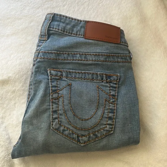True Religion Riley Mid-Rise Knee Length Shorts