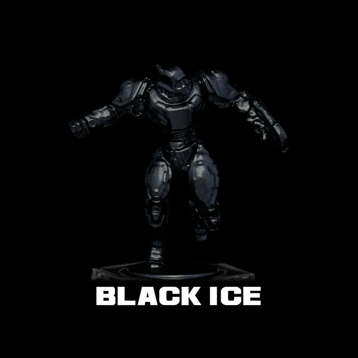 Turbo Dork: Black Ice Metallic Acrylic Paint - 20ml Bottle