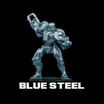 Turbo Dork: Blue Steel Metallic Acrylic Paint - 20ml Bottle