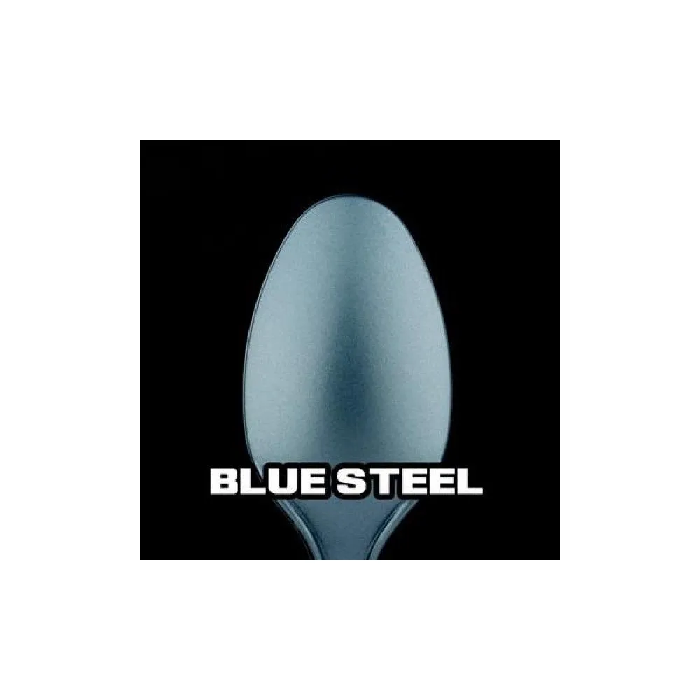 Turbo Dork: Blue Steel Metallic Acrylic Paint - 20ml Bottle
