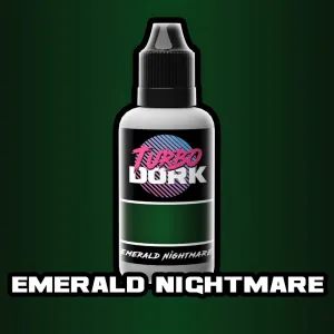 Turbo Dork: Emerald Nightmare Metallic Acrylic Paint - 20ml Bottle