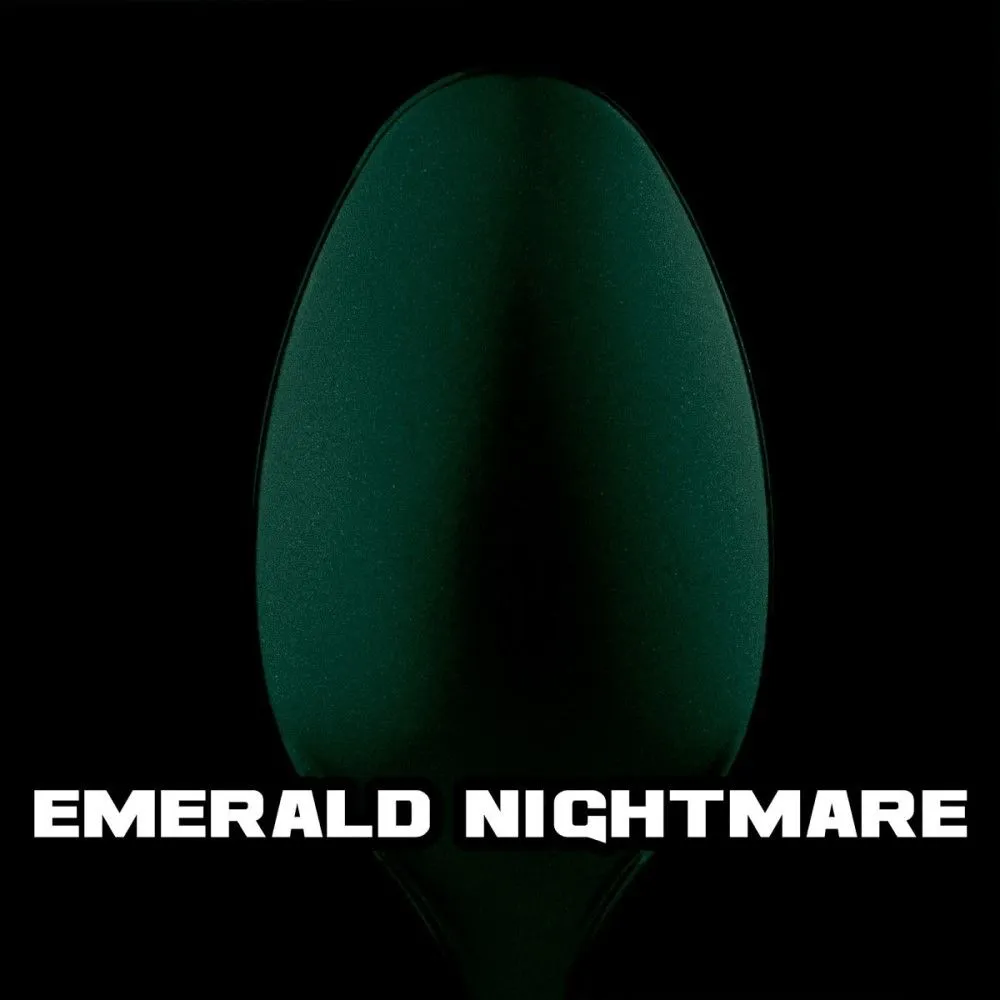 Turbo Dork: Emerald Nightmare Metallic Acrylic Paint - 20ml Bottle