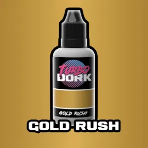 Turbo Dork: Gold Rush Metallic Acrylic Paint - 20ml Bottle