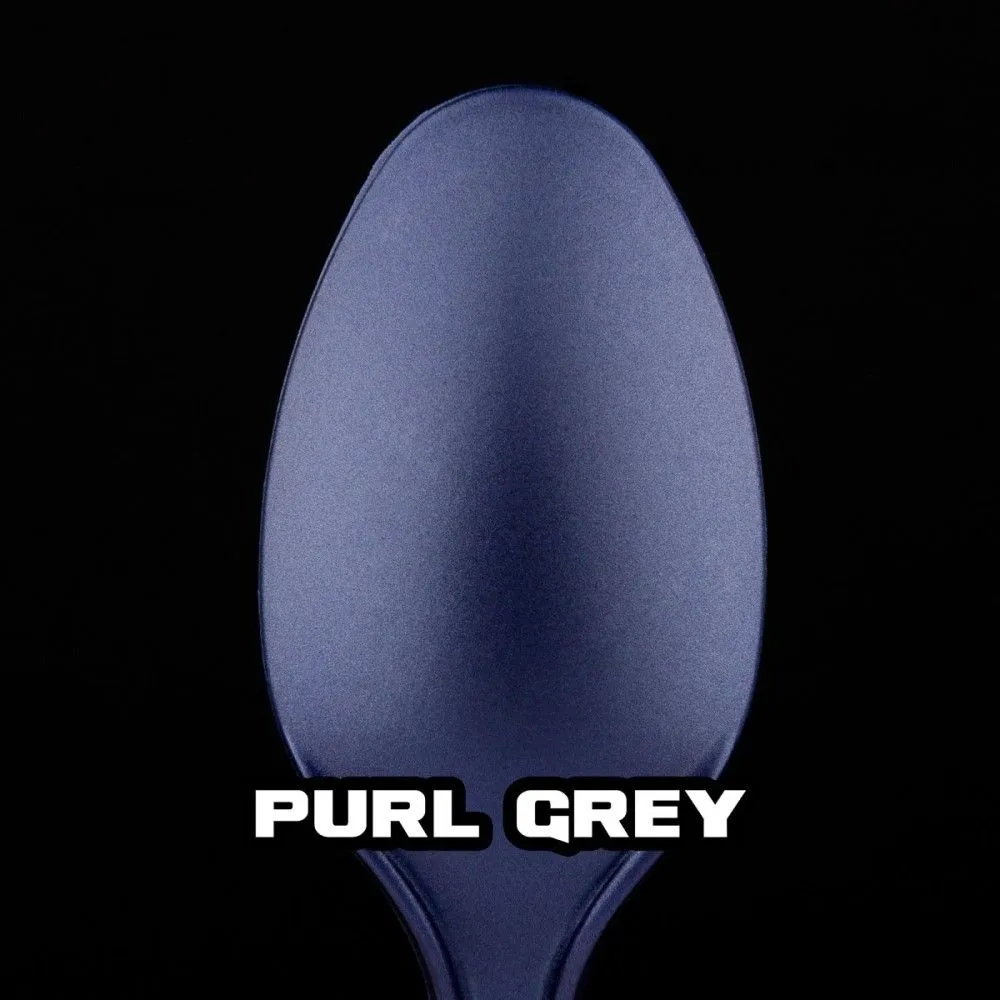Turbo Dork: Purl Grey Metallic Acrylic Paint - 20ml Bottle