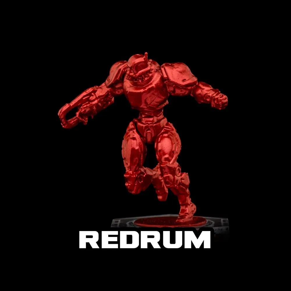 Turbo Dork: Redrum Metallic Acrylic Paint - 20ml Bottle