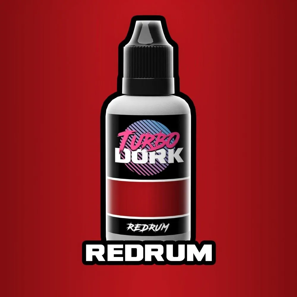 Turbo Dork: Redrum Metallic Acrylic Paint - 20ml Bottle