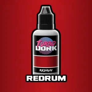Turbo Dork: Redrum Metallic Acrylic Paint - 20ml Bottle
