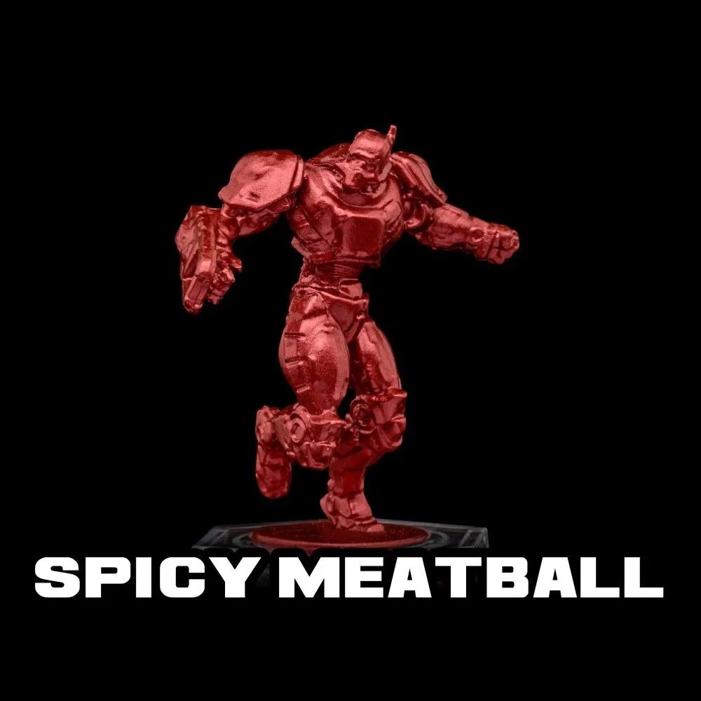 Turbo Dork: Spicy Meatball Metallic Acrylic Paint - 20ml Bottle