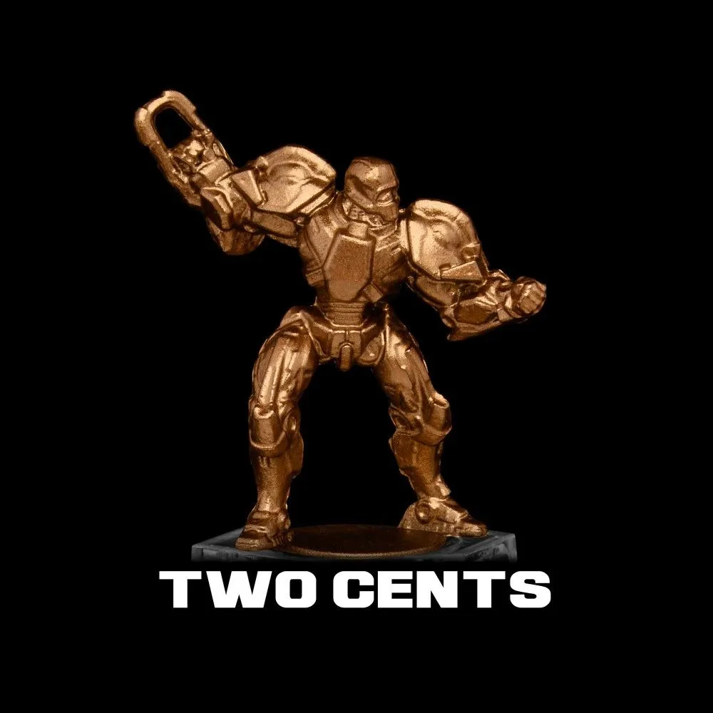 Turbo Dork: Two Cents Metallic Acrylic Paint - 20ml Bottle