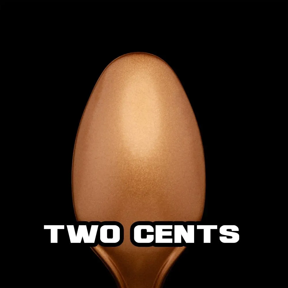 Turbo Dork: Two Cents Metallic Acrylic Paint - 20ml Bottle