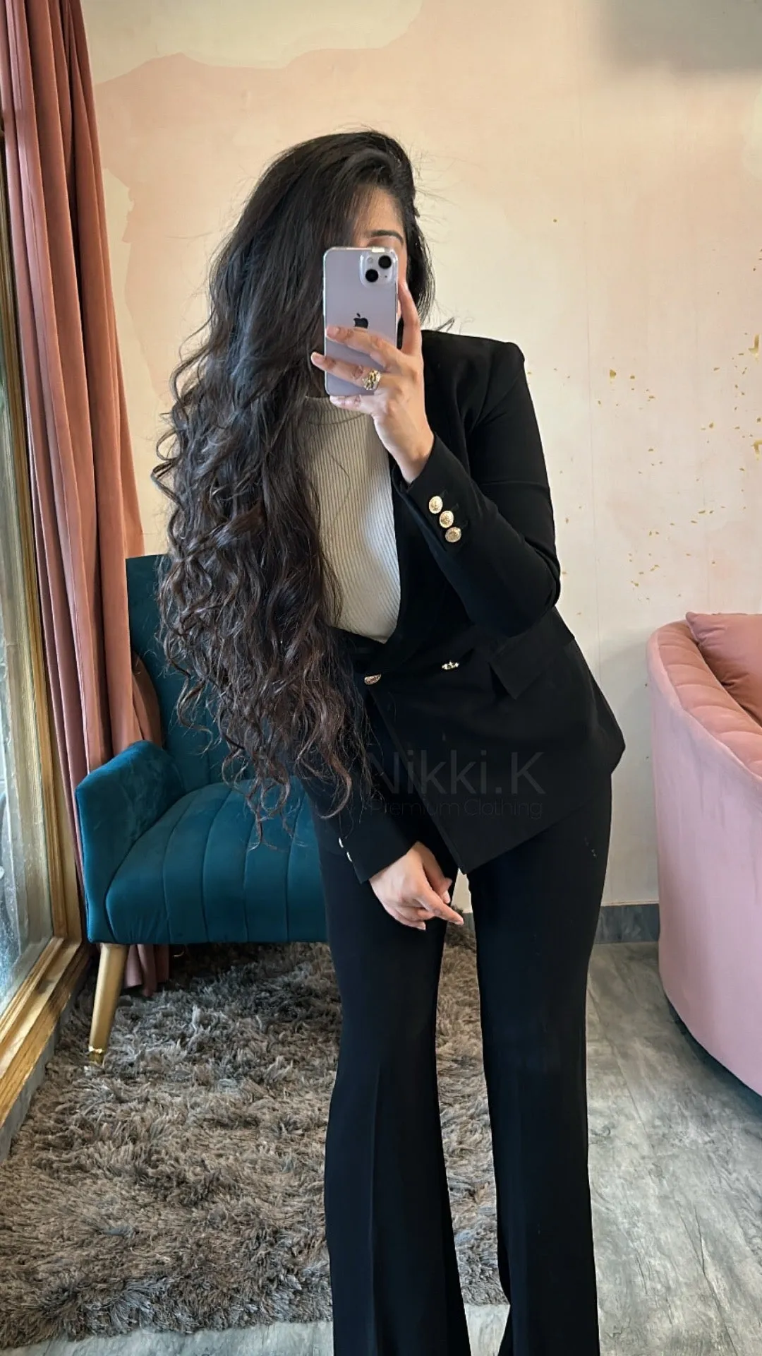 Ultimate Black Blazer   Formal Trouser set (2 Pieces)