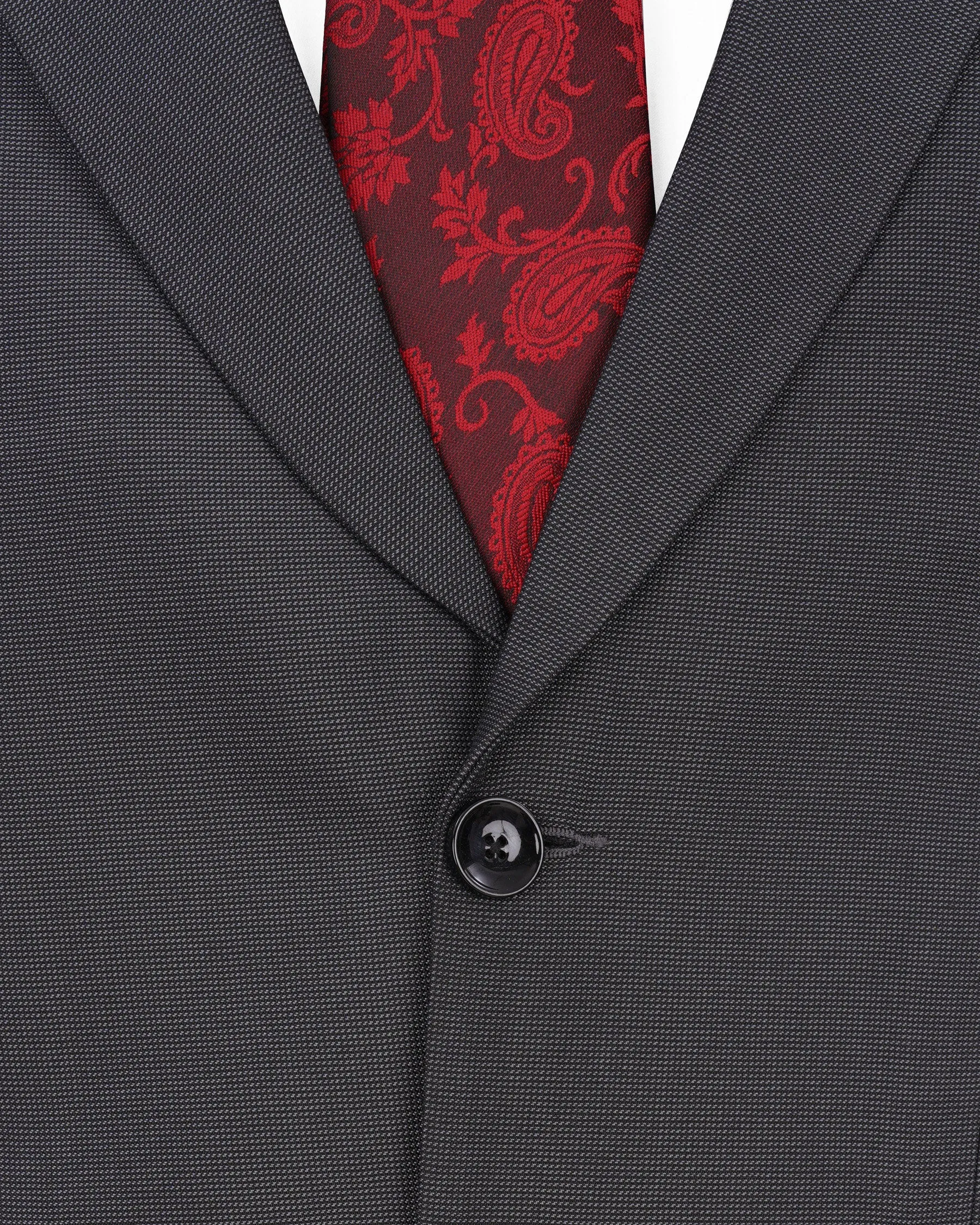 Vampire Gray Single Breasted Blazer