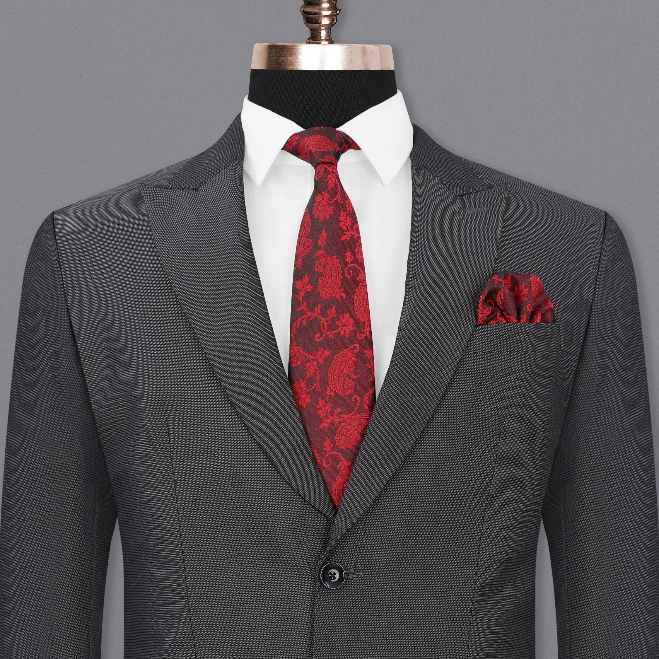 Vampire Gray Single Breasted Blazer