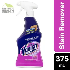 Vanish Preen Oxi Action Degreaser Fabric Stain Remover Spray 375mL August 2025