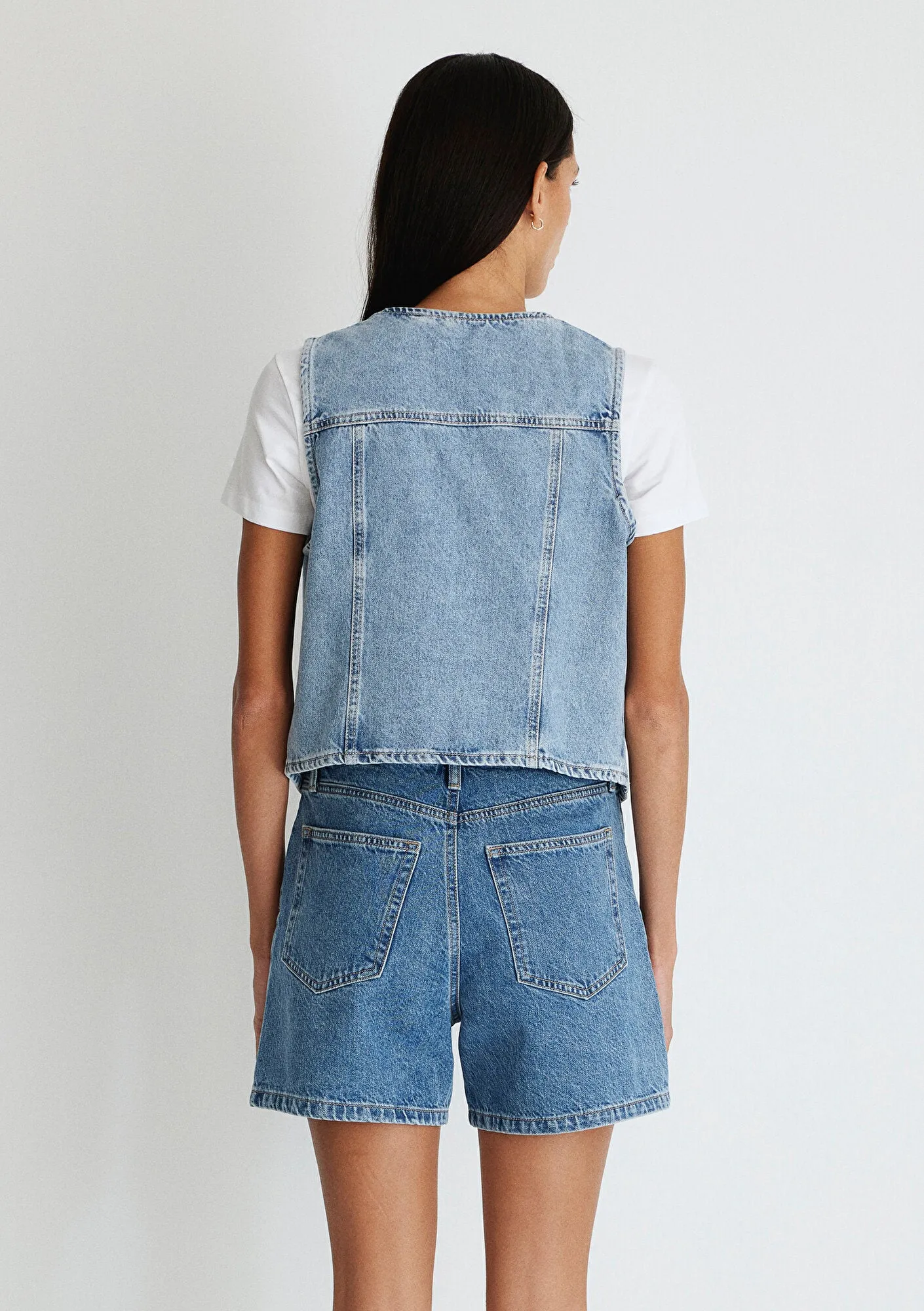 Venus Light Denim Jean Vest