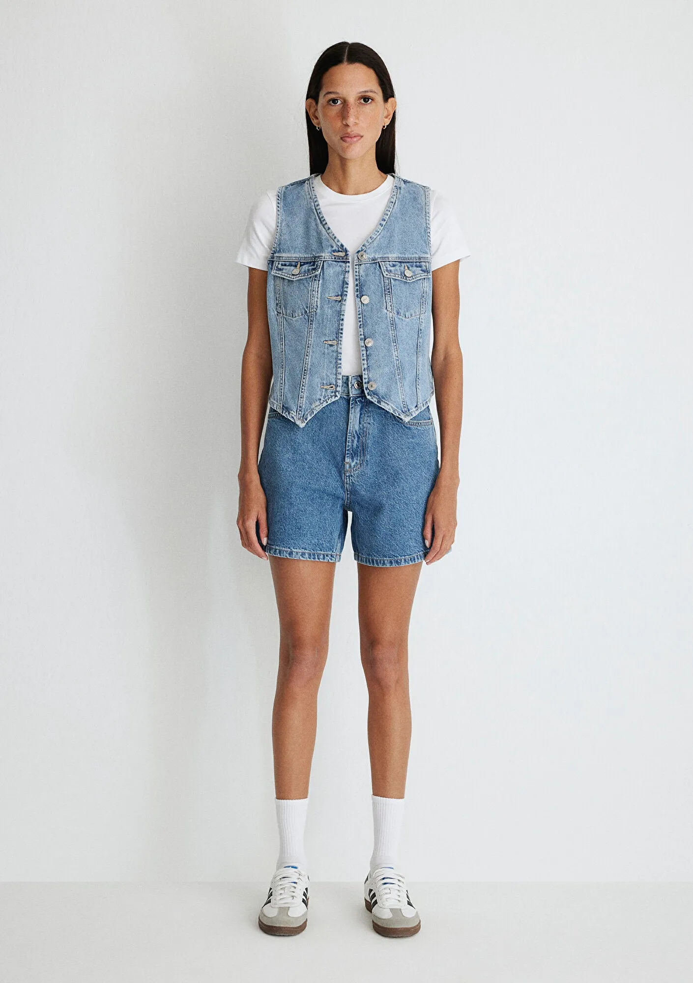 Venus Light Denim Jean Vest