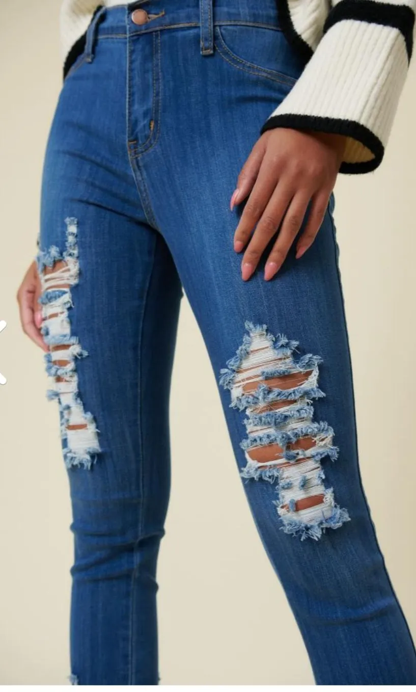 Vibrant Wild Side Skinny Jeans