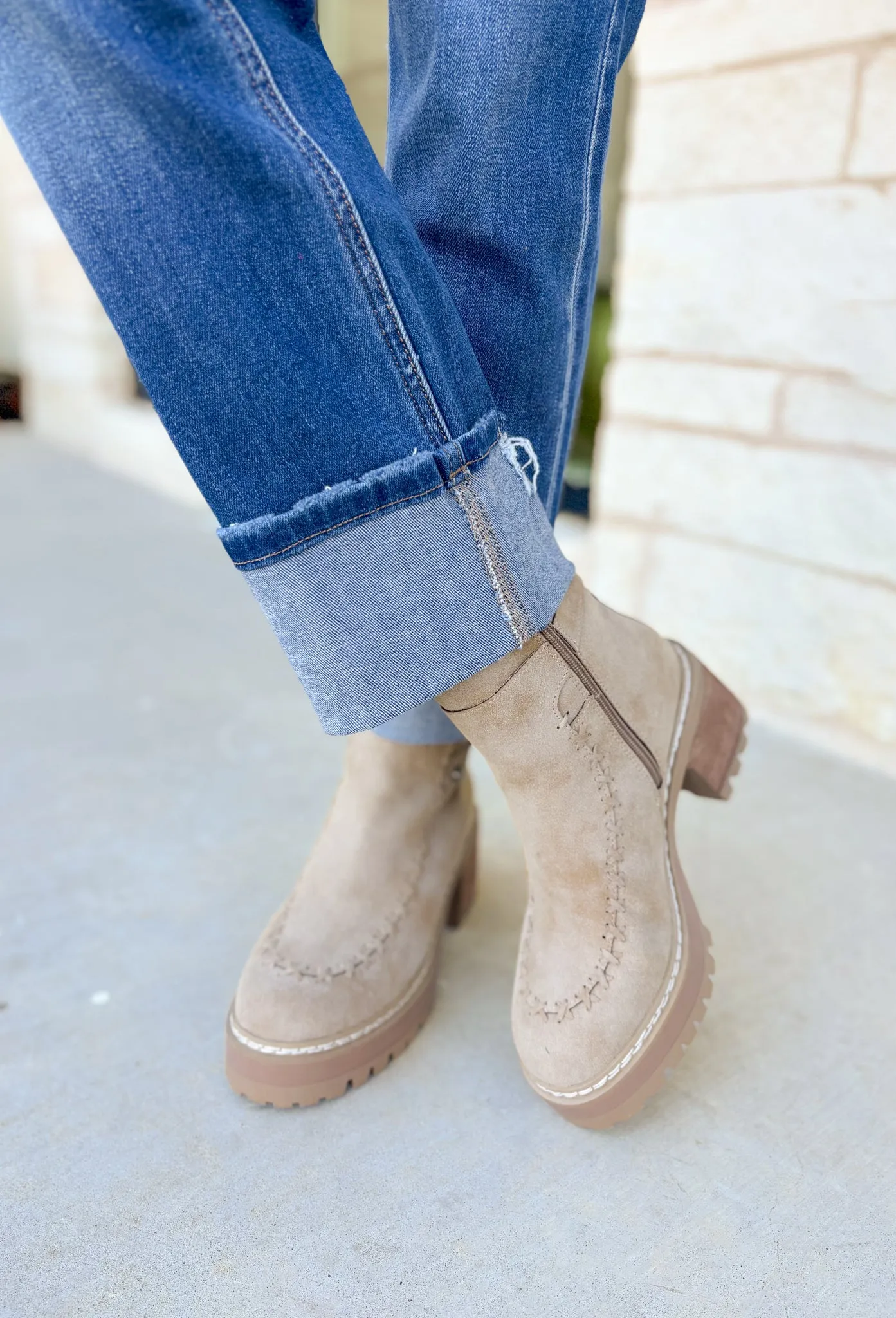 Victoria High-Rise Stretch Straight Jean by Vervet