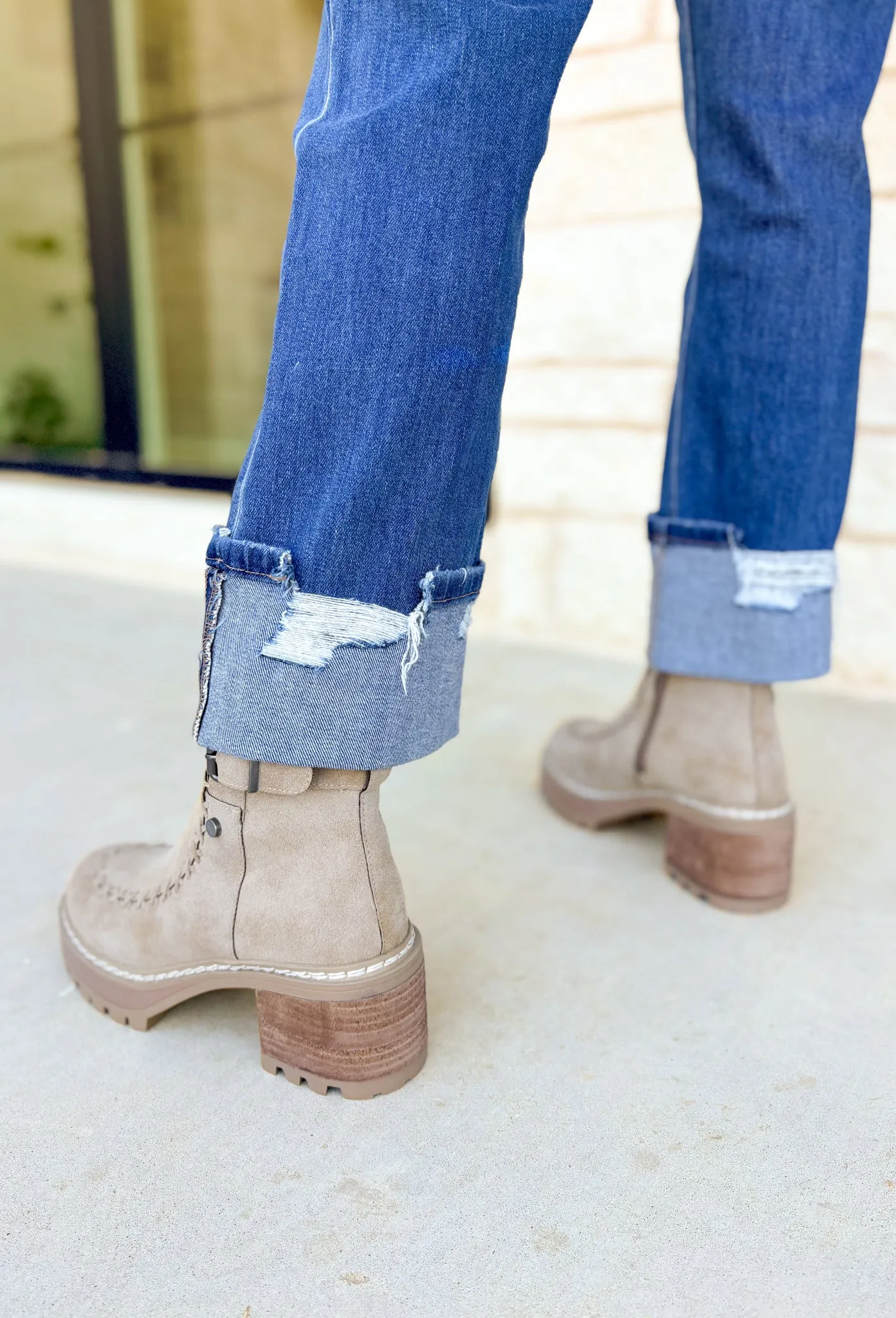 Victoria High-Rise Stretch Straight Jean by Vervet