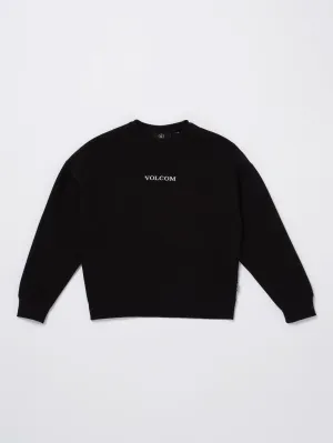 Volcom Stone Sweatshirt - BLACK - (KIDS)