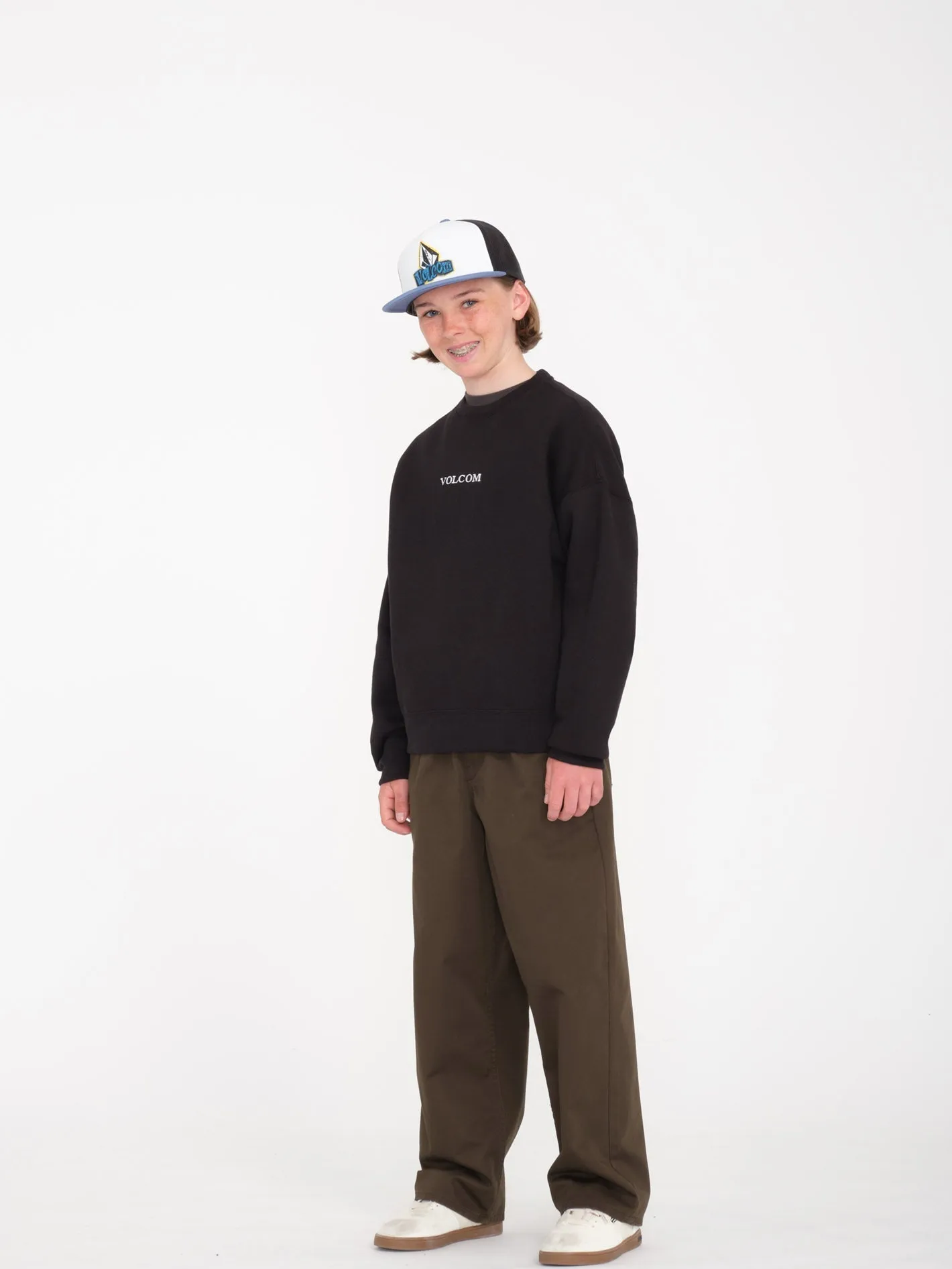 Volcom Stone Sweatshirt - BLACK - (KIDS)