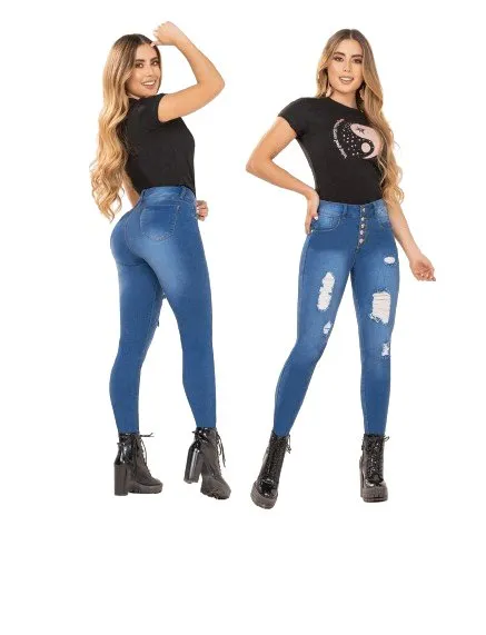 W-110 100%  Authentic Colombian Push Up Jeans
