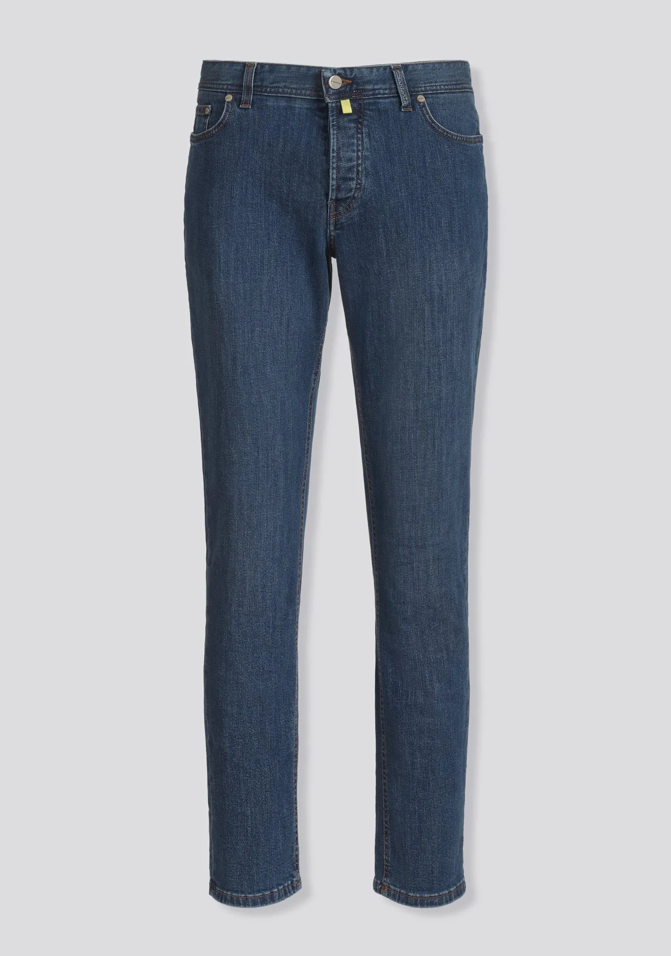 Washed Blue Regular Fit Jeans