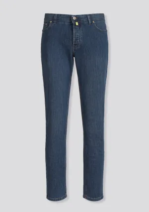 Washed Blue Regular Fit Jeans