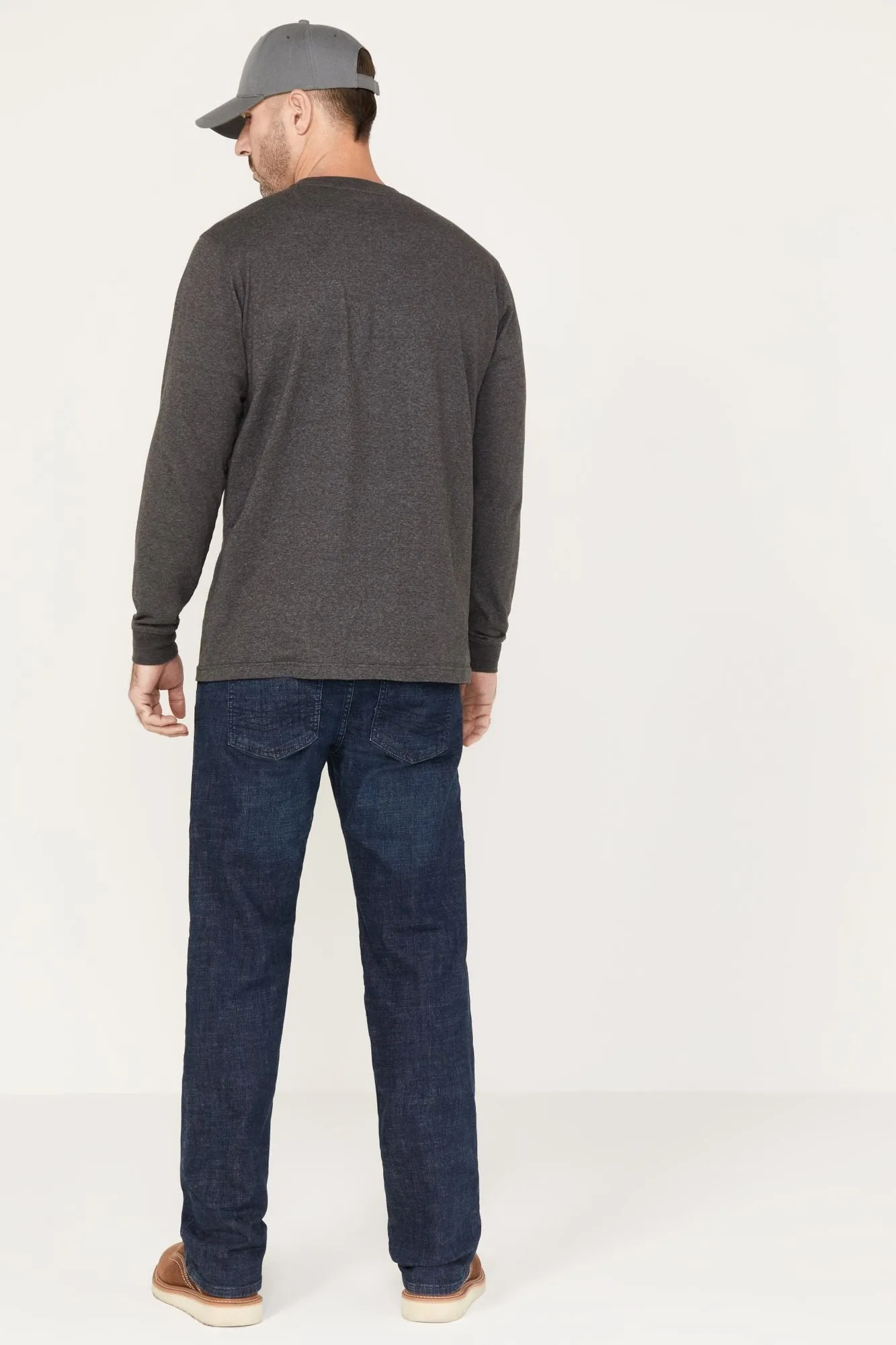 Washed Stretch Work Jeans