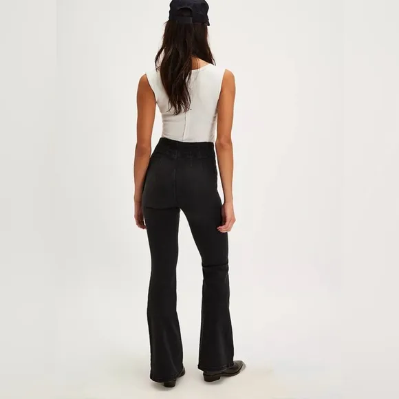 WE THE FREE Jayde Onyx Flare Jeans