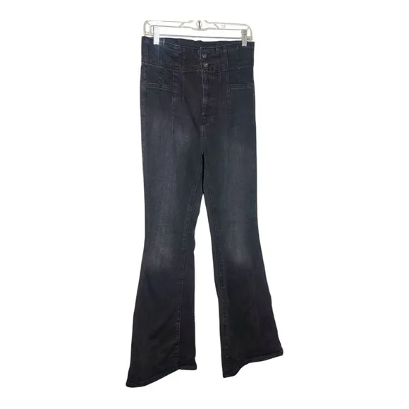 WE THE FREE Jayde Onyx Flare Jeans