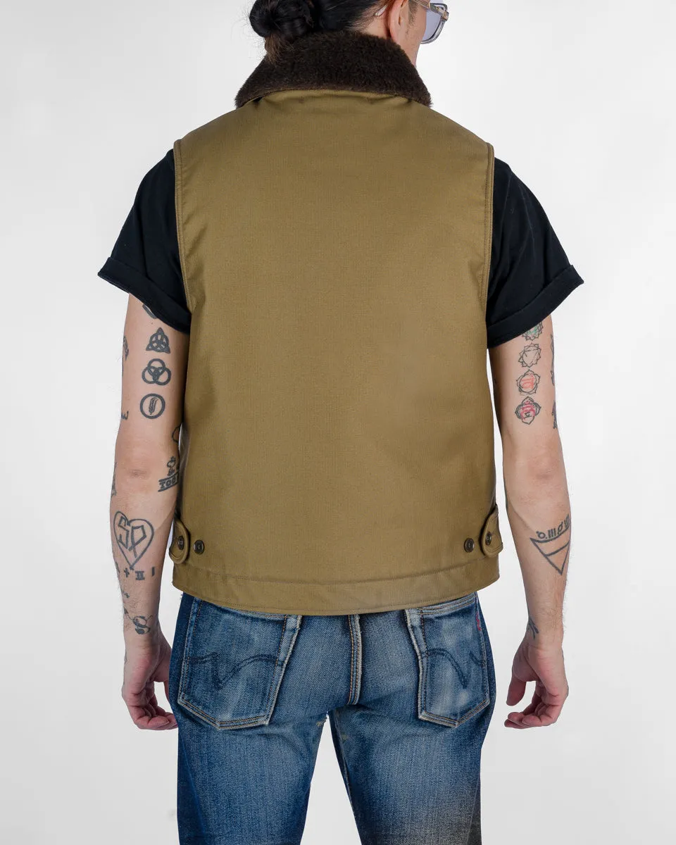 Whipcord N1 Deck Vest - Khaki