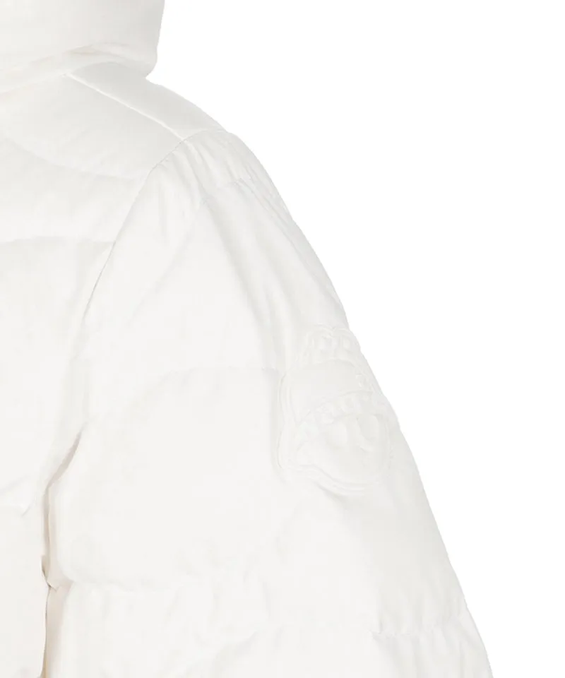 WideAngle: Co Waggle Half Sleeve Midi Down Jacket L - Off-White