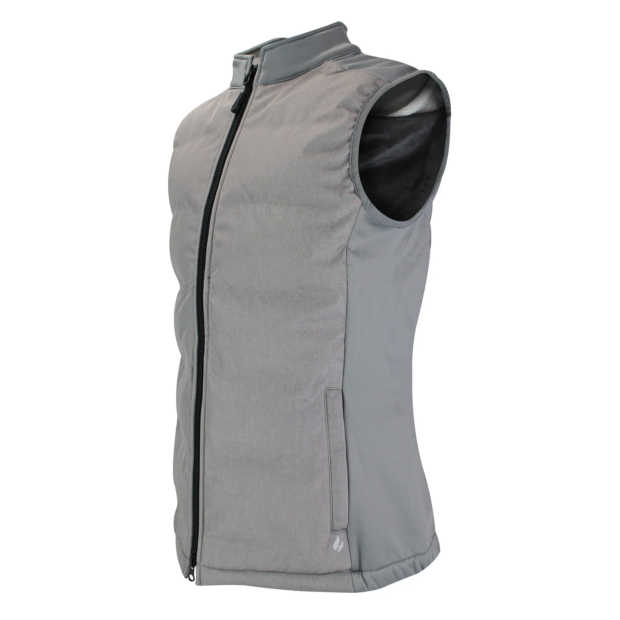 Winter Insulated Women's Hybrid Vest | Fleece-Lined Sleeveless Gilet