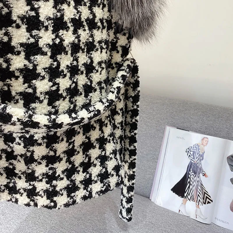 Women Winter Fashion Real Fox Fur Gilets Luxury Warm Vests Waistcoat