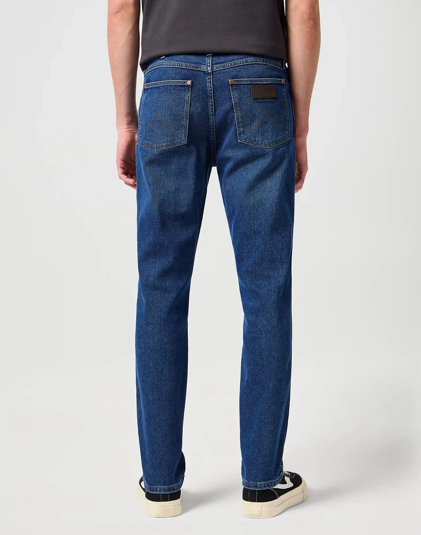 Wrangler Jeans Uomo Stretch Larston blu