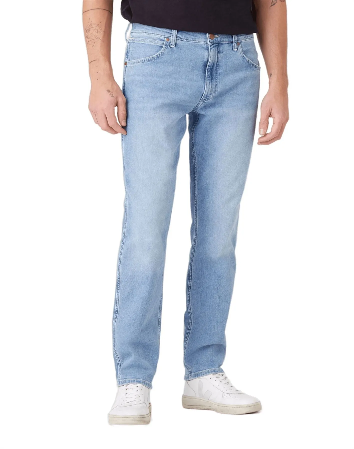 Wrangler Men's Greensboro Medium Stretch Jeans in Highlight Waist 34 - 46
