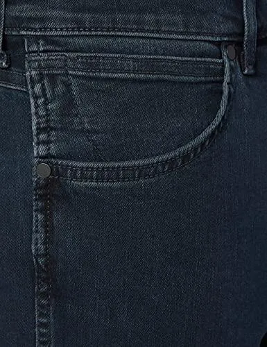 Wrangler Men's Greensboro Regular Fit Sammy Stretch Cotton Rich Straight Leg Jeans (W15QLT35X) 36 - 46 Waist, Iron Blue