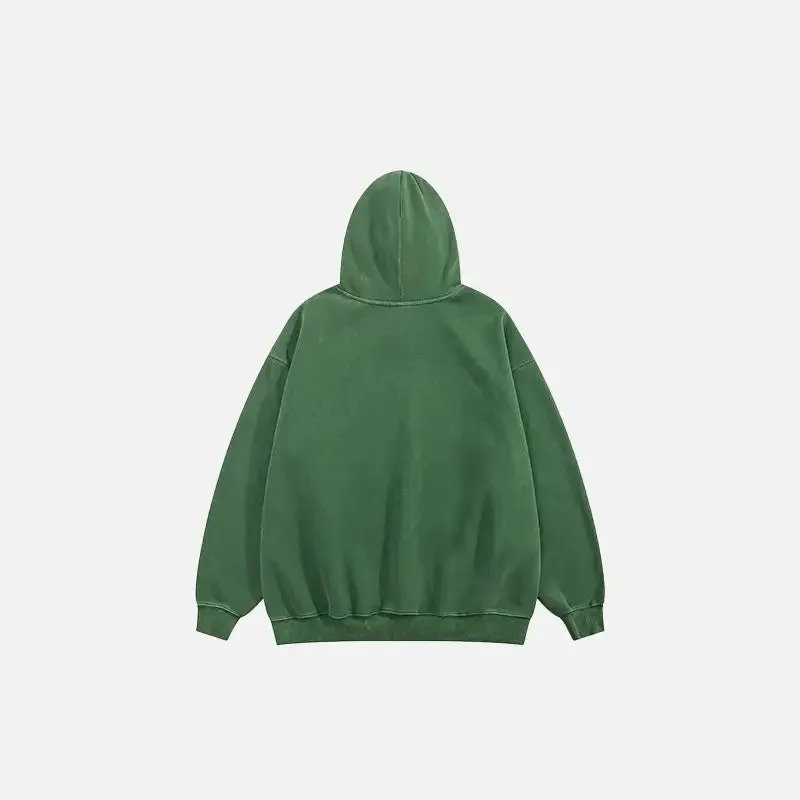 Y2K Letter Print Hoodie for Comfort and Style
