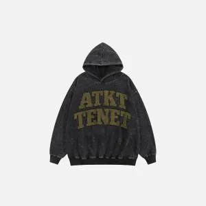 Y2K Letter Print Hoodie for Comfort and Style
