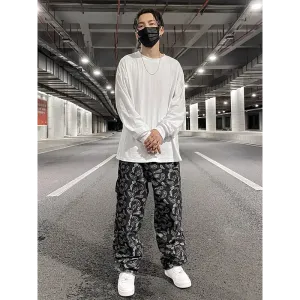 Y2K Paisley Jeans - Urban Streetwear Style